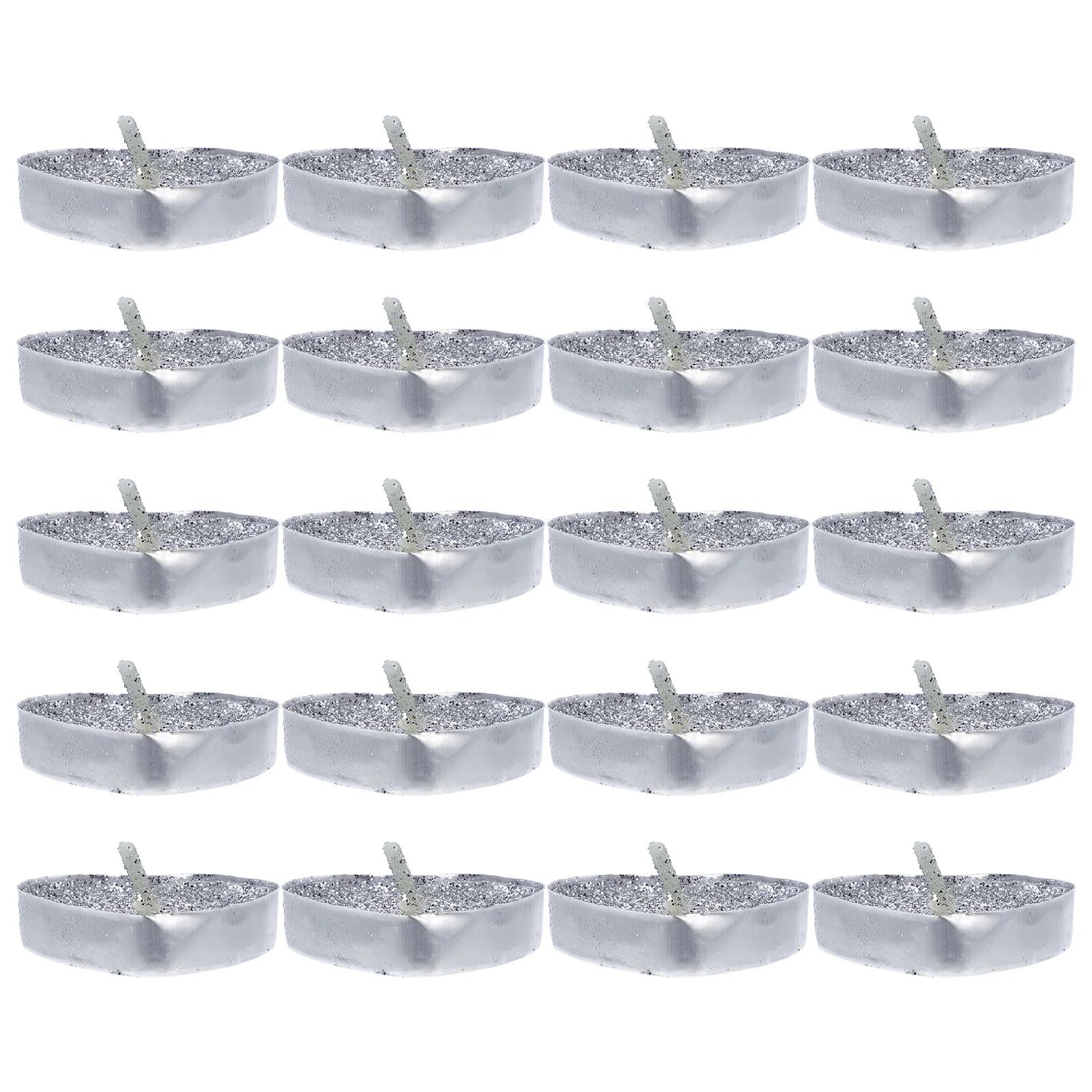 30 قطعة من شموع Tealight على شكل قلب شموع صغيرة ممتازة لديكور المنزل والحفلات وأجواء مسائية رومانسية غير سامة #2