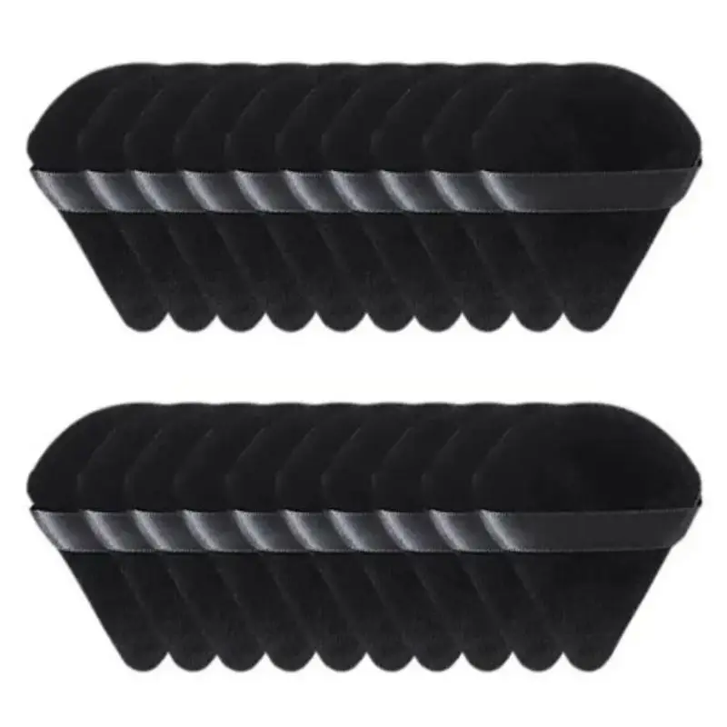 20 stuks nieuwe driehoekige spons soezen met een zacht, huidvriendelijk en delicaat make-upgevoel, geschikt voor thuis of op reis