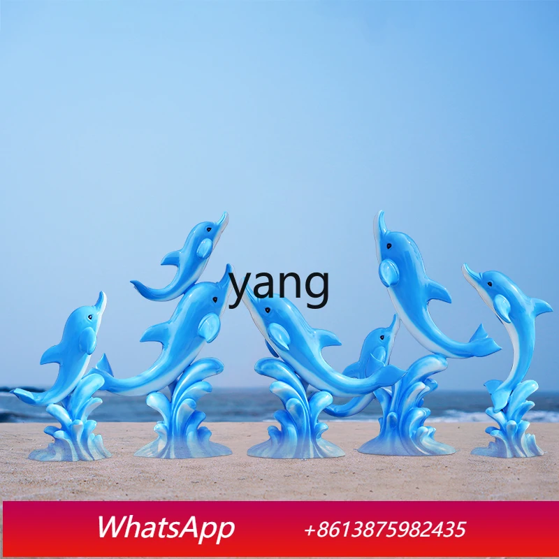 

LMMM Outdoor Simulated Dolphin Sculpture Scenic Spot Amusement Park Ocean Kingdom Decoration Ornaments