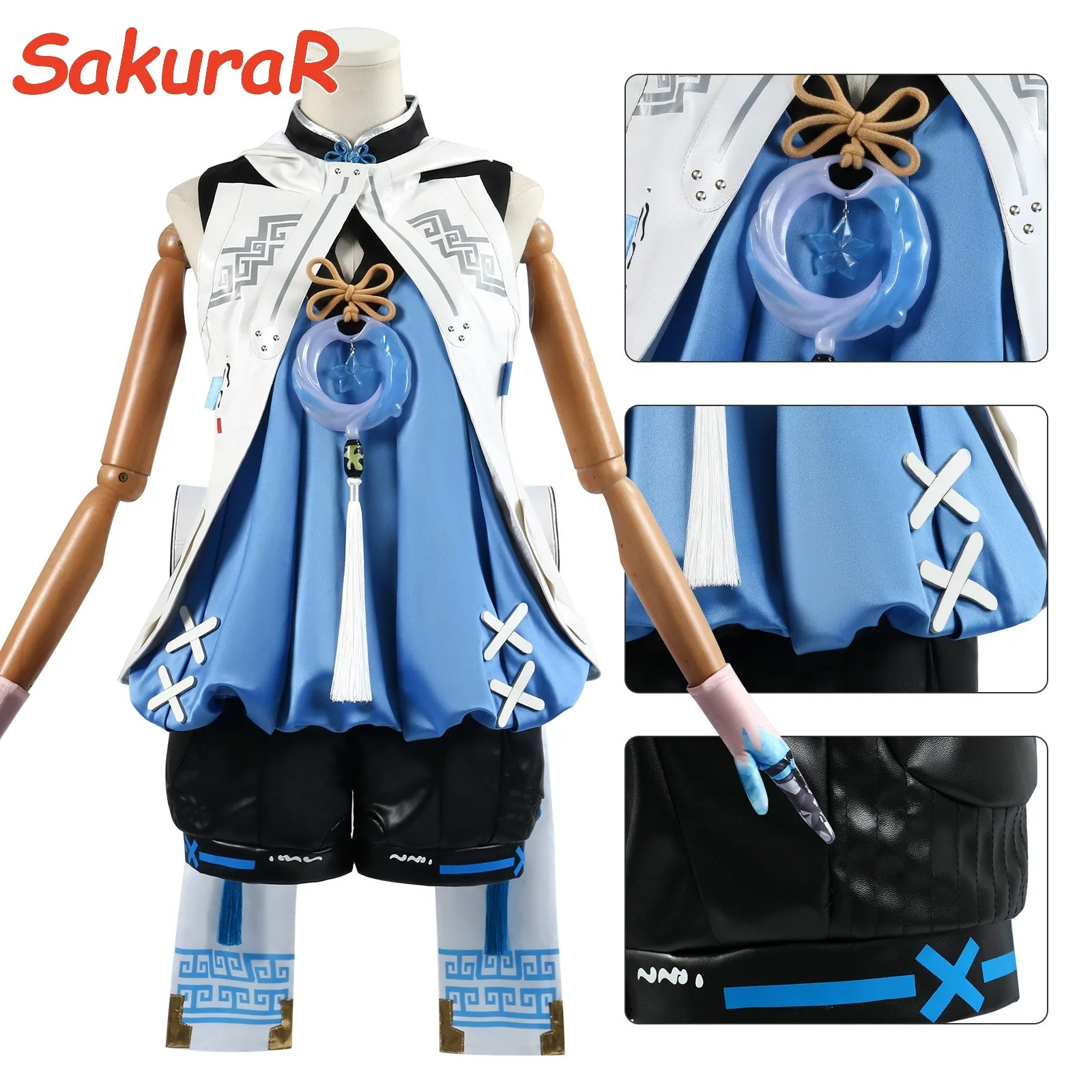 

Game Wuthering Waves Youhu Cosplay Costume Glacio Mutant Resonator Youhu Suit Women Halloween Party Outfit