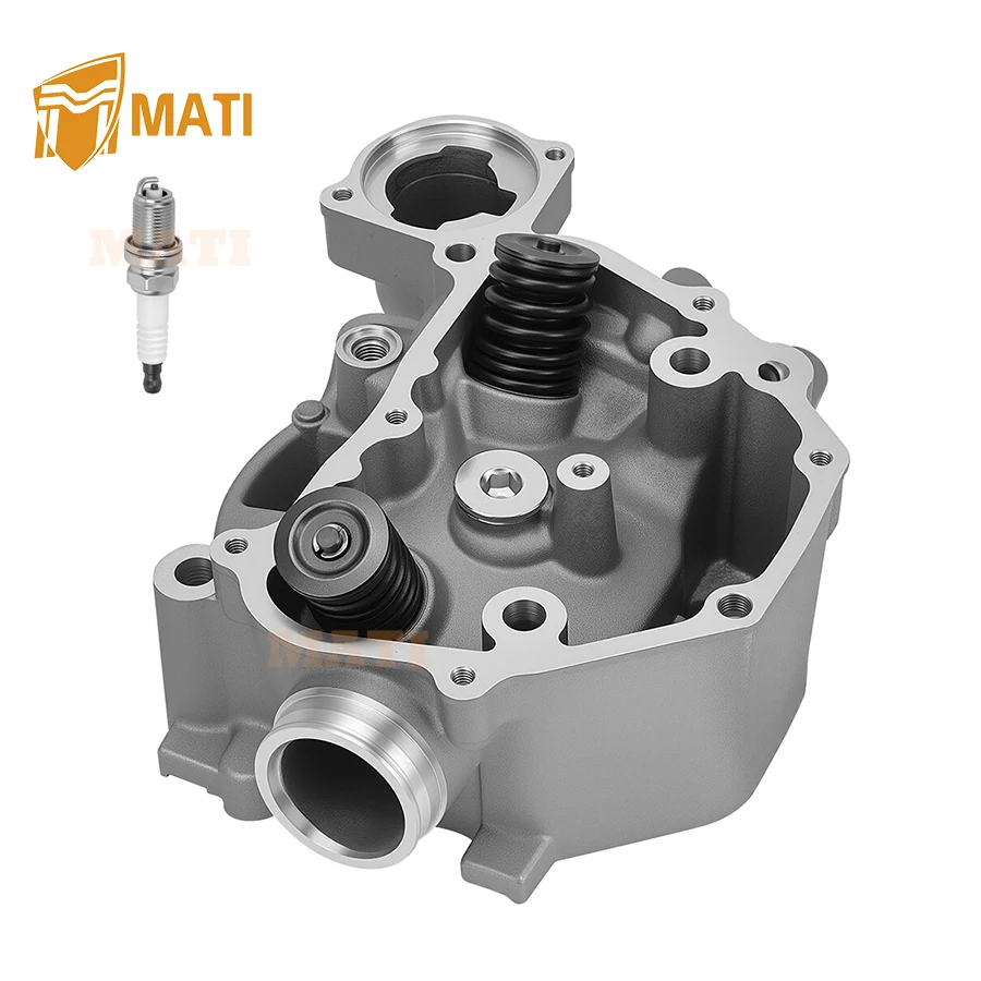 

M MATI Cylinder Head & Spark Plug for Honda Rancher Rubicon Foreman Pioneer 420 500 TRX420 TRX500 SXS500 2009-2024 12200-HP7-A01
