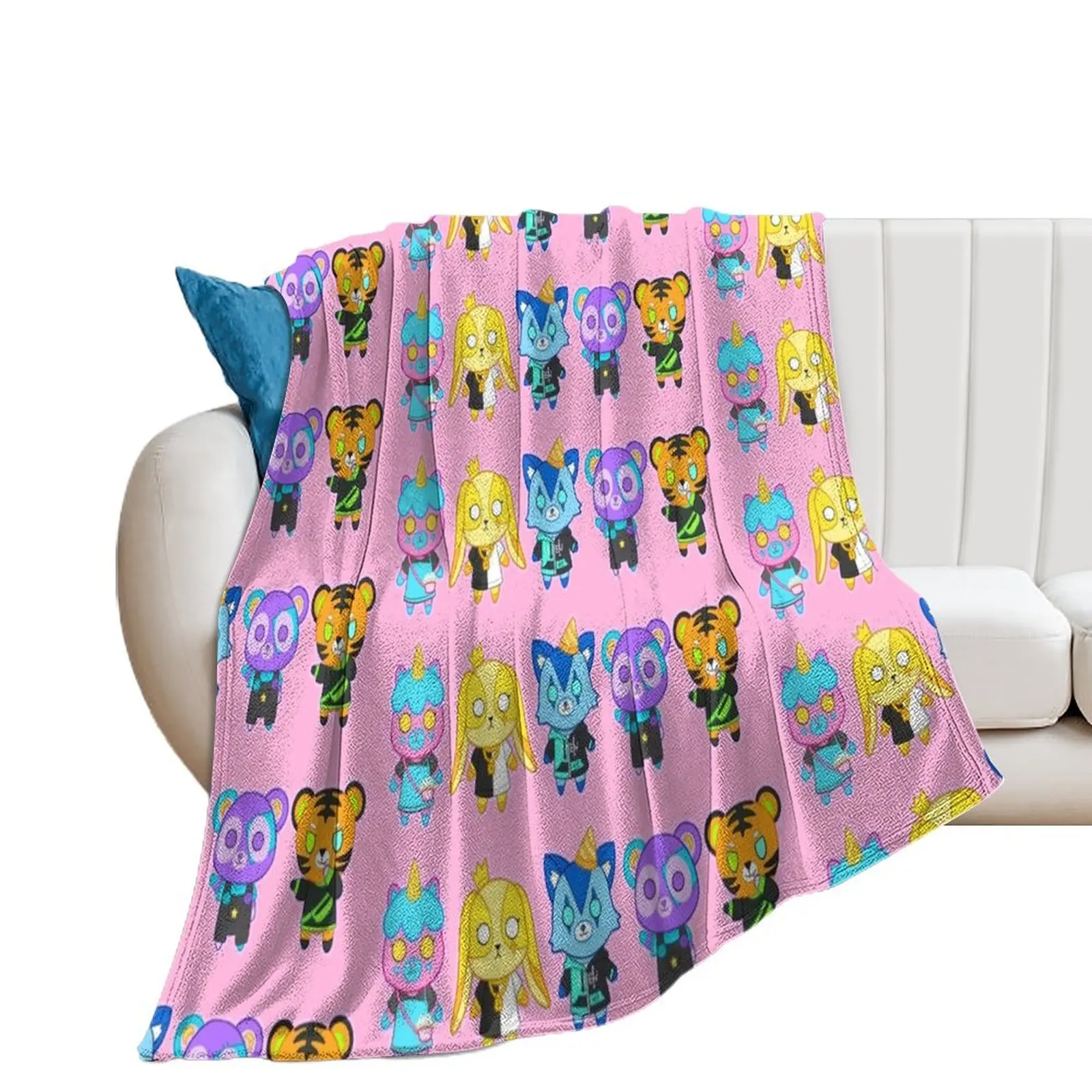 Krew Plushies Throw Blanket Baby Nap Fashion Sofas Blankets