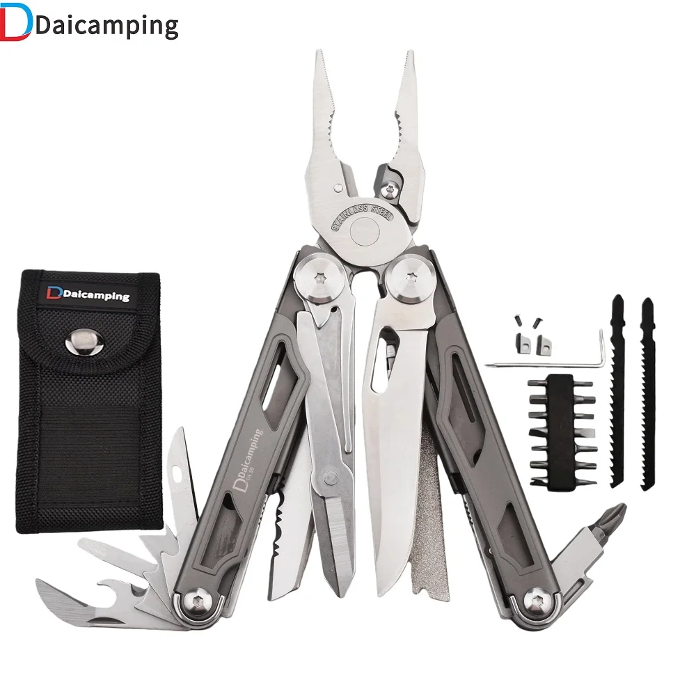 Daicamping DL25 DL301 Replaceable Part Knife Multi Tools Multi-tool Cutter EDC Multitool Survival Gear Plier Folding Knives