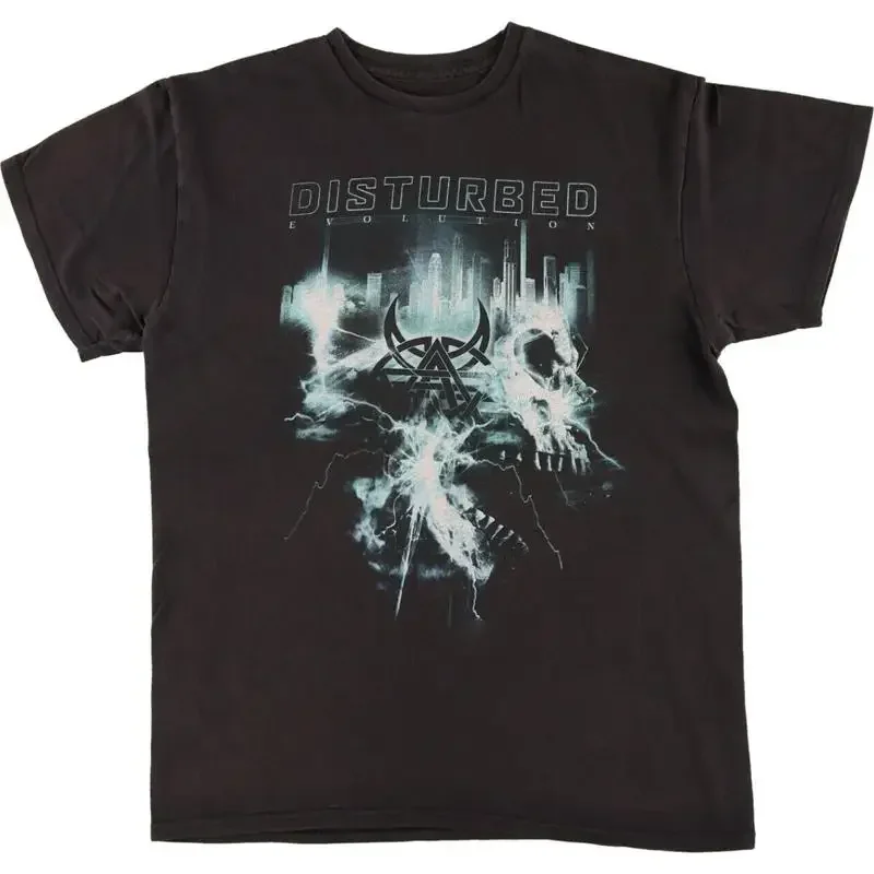 Disturbed Band Evolution Album Music Adult T Shirt Uu428