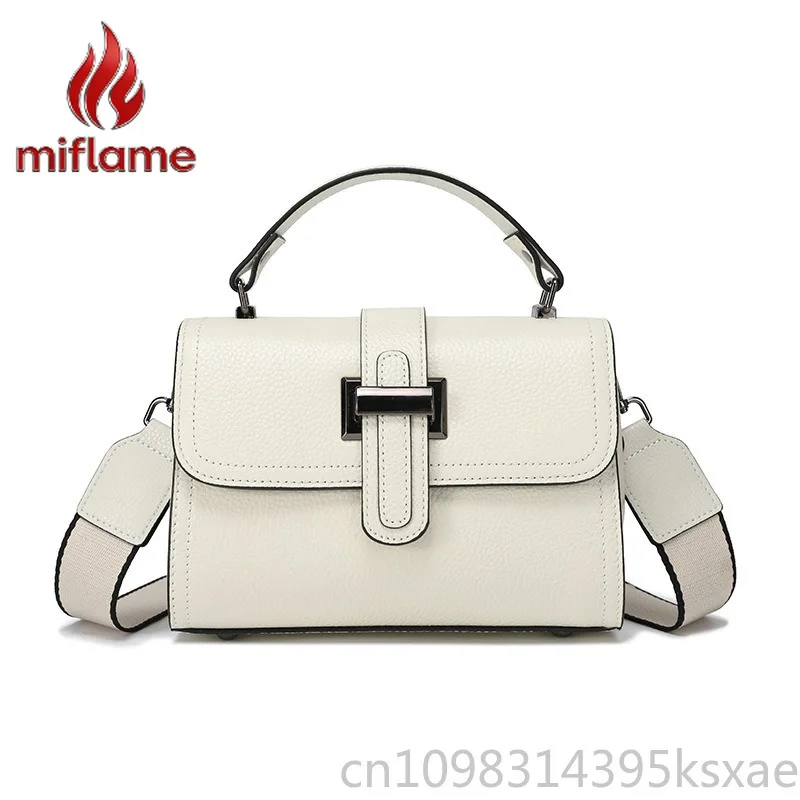 

Women's Genuine Leather Crossbody Bag Small Square Shoulder Handbag Purse Trendy Casual Daily Crossbody Bag