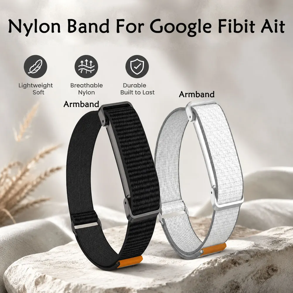 Nylonarmband für Google Fitbit Air Light Fitness Tracker. Ersatzarmband für Google Fitbit Air, das den ganzen Tag angenehm zu tragen ist