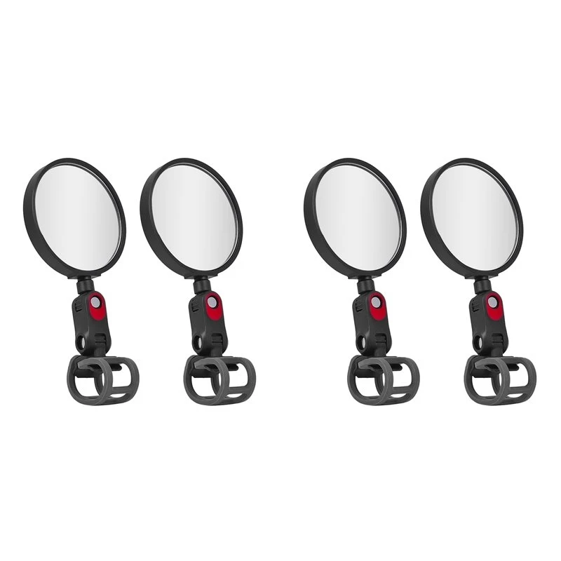 T22C 4X Scooter Rearview Mirror For Ninebot ZT3 Pro GT3 G3 G2 G30 F3 Pro E3 E2 Pro 360° Rotatable Convex Design Mirror