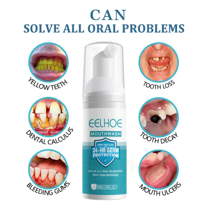 Tooth Whitening Cleaning Mousse Teeth Remove Stains Anti Cavity Bleaching Whitener Foaming Tooth Paste Oral Hygiene Care