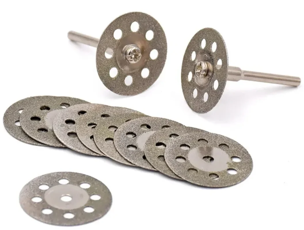 10 Pz/set 22mm Hss Disco Da Taglio Lama Per Sega Circolare Taglio In Metallo Utensili Abrasivi Per Dremel Utensile Rotante lama da taglio