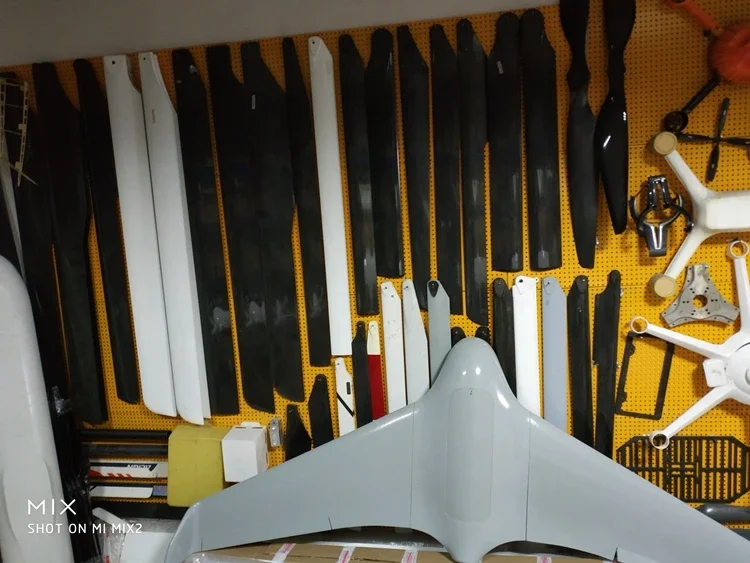 Hélice de fibra de carbono T4213 (1*cw&ccw) de empuje de 100 kg de 42 pulgadas para mega o avión