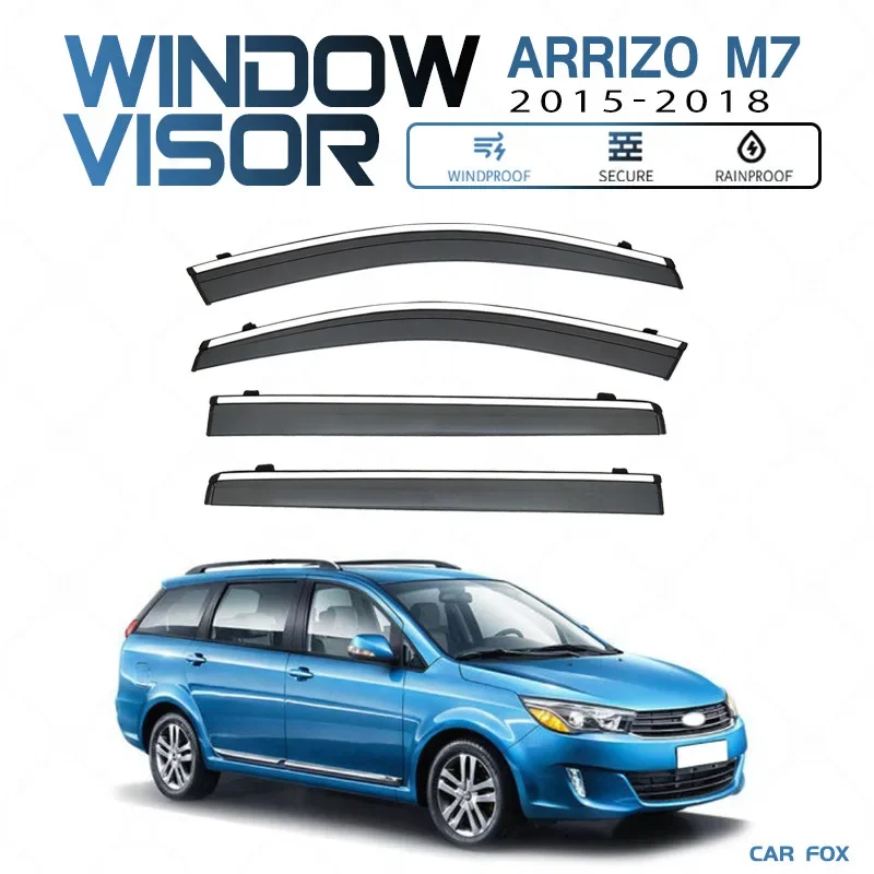

For Chery Arrizo M7 2015-2018 Car Window Visor Awning Shelters Windshield Side Window Rain Sun Shade Accessories Body Kit