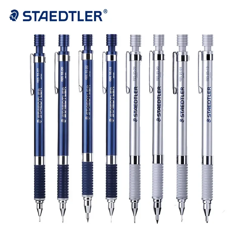 

Механический карандаш STAEDTLER 925, 25/35, металлический бочонок с низким центром и гравитацией, 0,3/0,5/0,7/0,9 мм, профессиональный карандаш для рисования и рисования