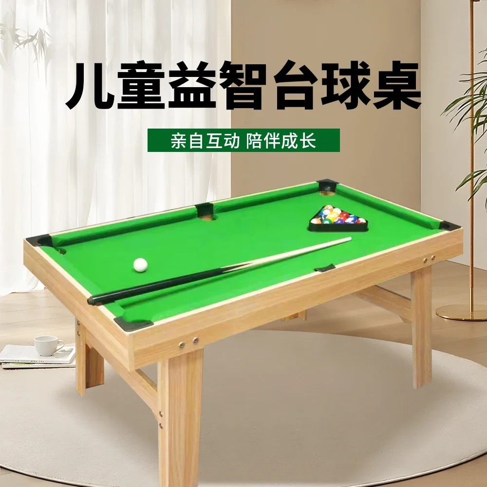 

Children's pool table Six holes household mini Small indoor training with library edge tape