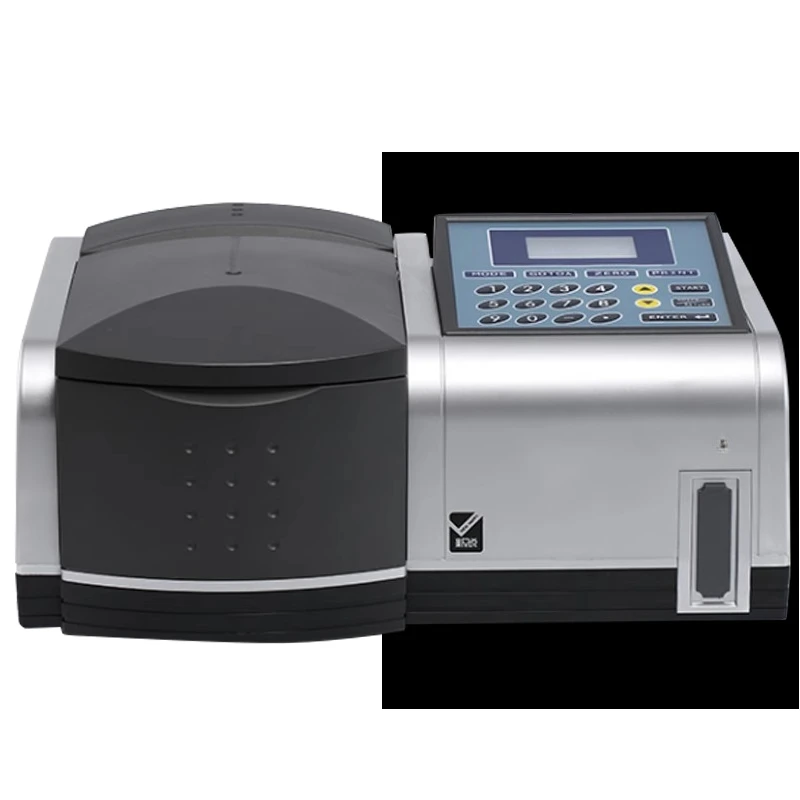 

Dual beam of light UV-Vis spectrophotometer laboratory