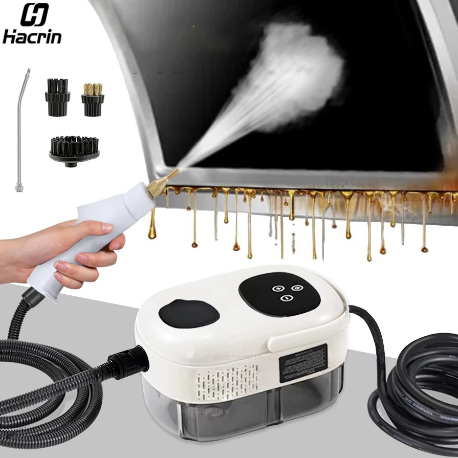 Steam Cleaner 2500W High Pressure Steam Cleaner Handheld High Temperature Steam Washing Machine for Home Kitchen Car Vehicle