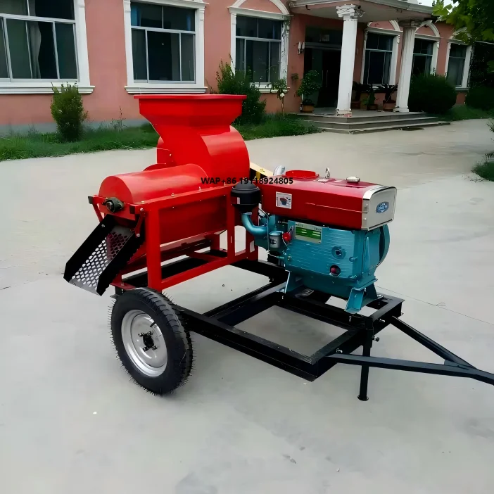 High Quality Corn Shelling Threshing Machine Mixer Thresher for Wheat Soybean Sorghum Good Price with Pto or Engine