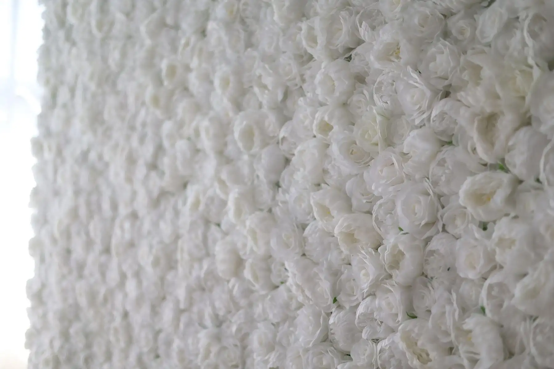 3D Royal luxury cream series Peony Floral Curtain Cloth Flower Wall Outdoor Wedding Backdrop Decorations For Reception