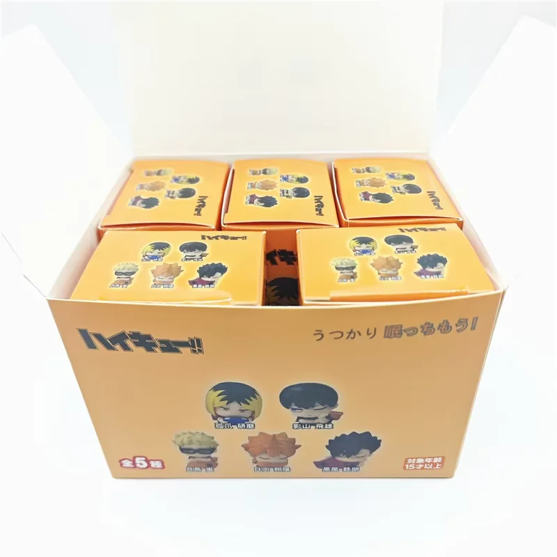 Haikyuu!! Schlaf Serie Mini Anime Figur Hinata Shoyo Kei Tsukishima Kozume Polize Tetsurou Kuroo Sammlerstück Modell und ys