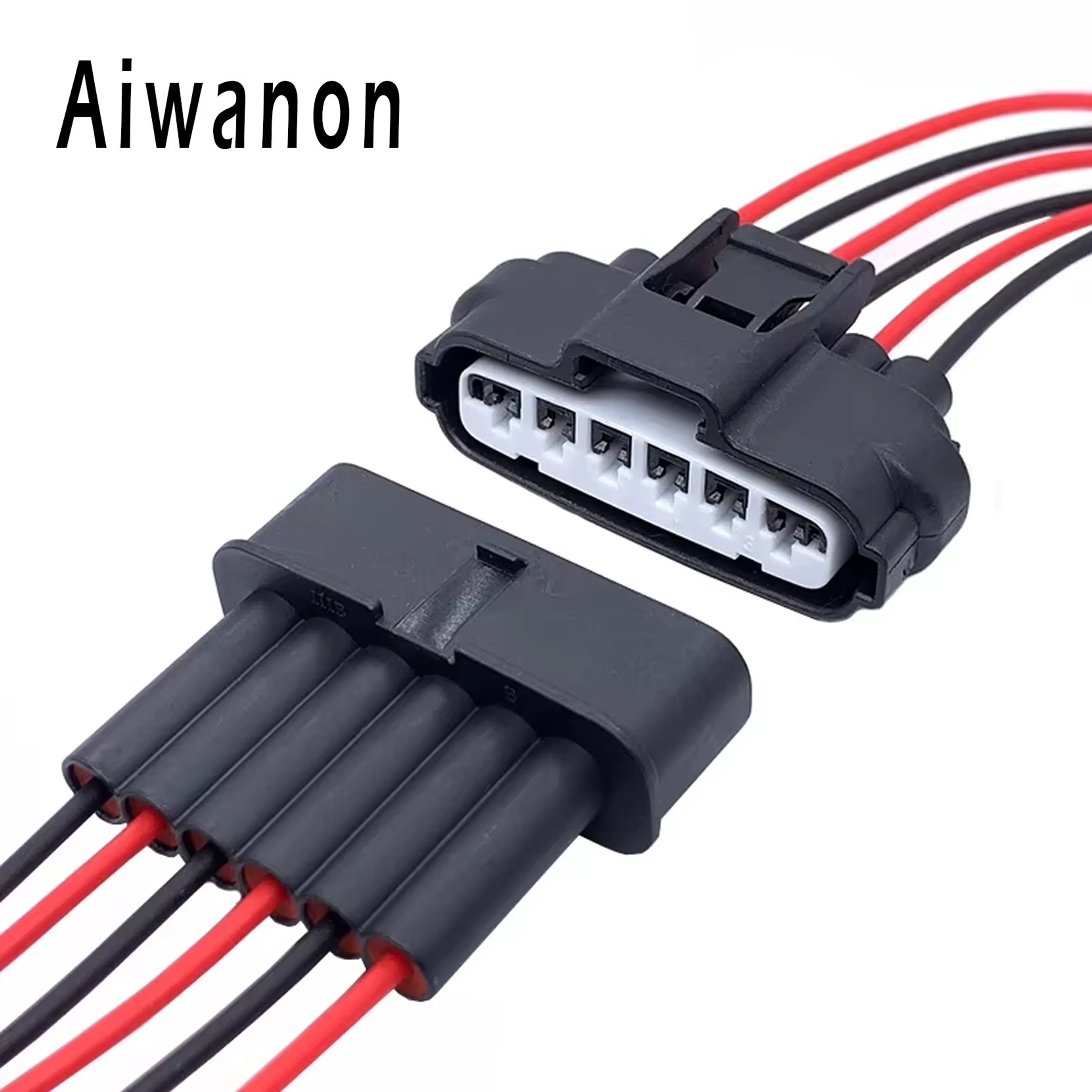 

1 Set 6 Pin Auto Accelerator Pedal TPS Throttle Electrical Cable Connectors Wire Harness Plug 90980-11858 For Toyota Mitsubishi