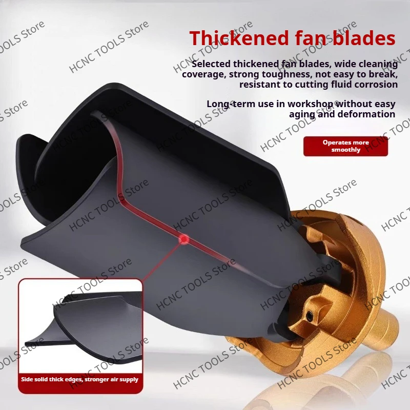 

Industrial CNC Chip Removal Blower Automatic Scrap Cleaning Fan Dust Extractor For Metal Machining Workshop Equipment