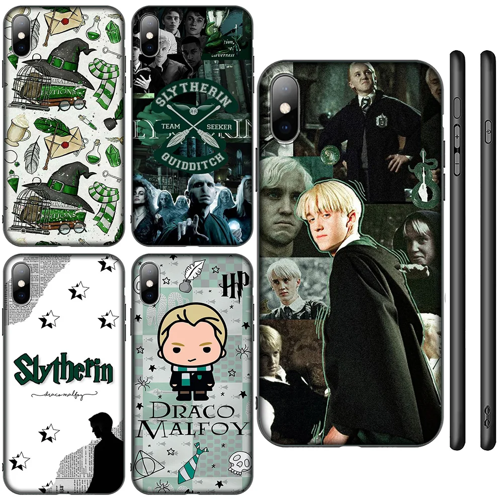 HA61 Draco Malfoy Soft Case for iPhone 16 15 14 13 7 8 Pro Max Mini Plus