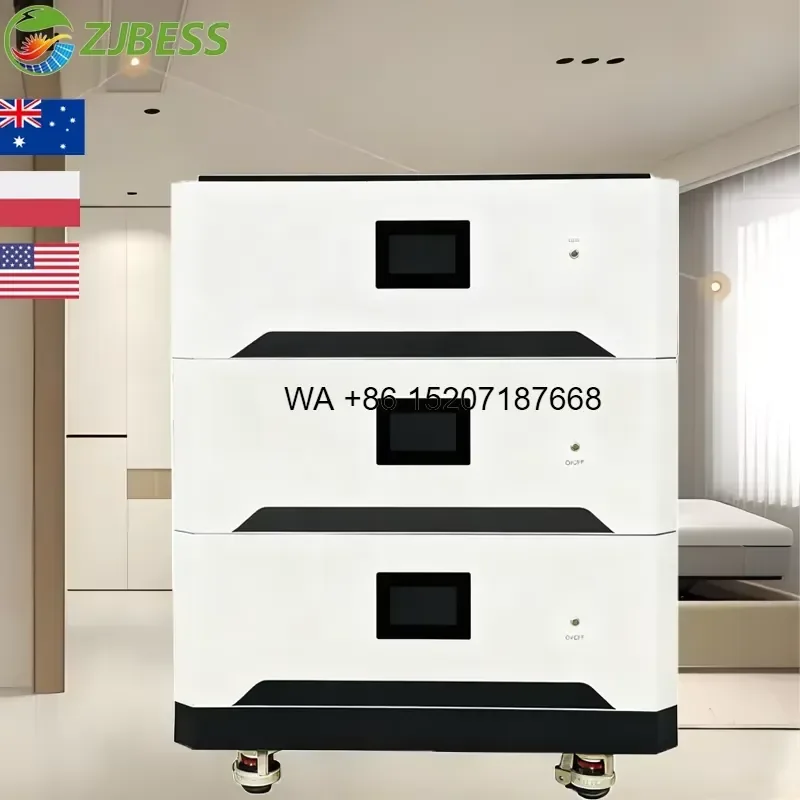 Wmwmnu Vertical Stackable Lithium Battery 15Kwh 20Kwh 51.2V with BMS for Expandable Residential Solar Power System