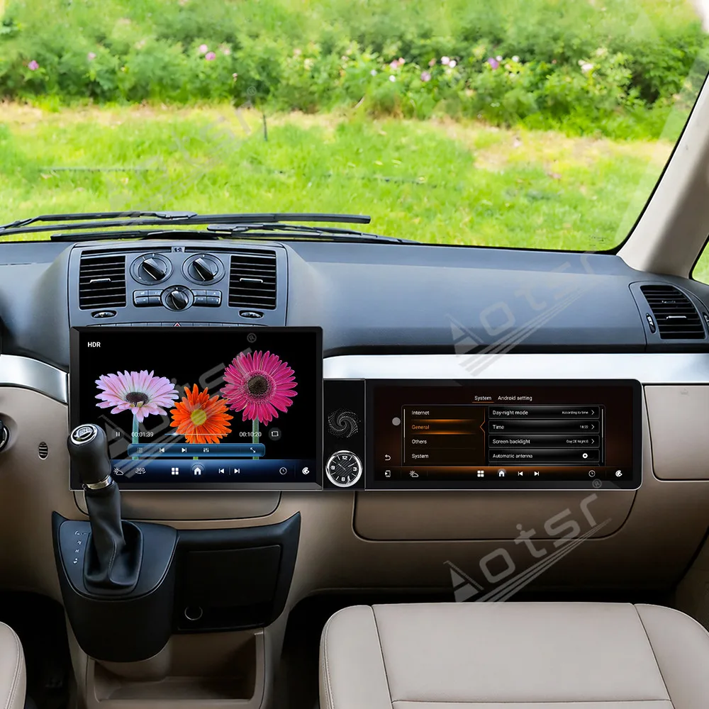 Car Stereo For Mercedes‑Benz Viano W639 2004‑2015 Android 15 Radio Wireless CarPlay Android Auto GPS Multimedia Player Head Unit