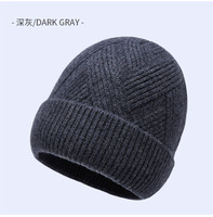 New Hat Stocking Watch Cap Hugger Toque Head Woolen Hat Men Winter Warm Thickened Woolen Knitted Outdoor Cycling Winter B8M77
