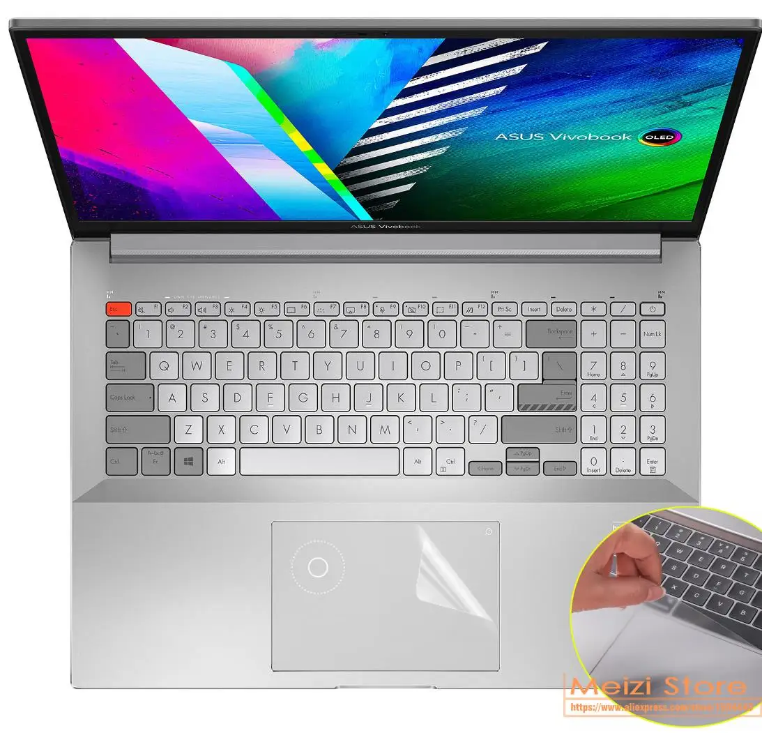 Matte For ASUS Vivobook 16 16X X1603Z X1603ZA X1603 ZA X1605ZA X1605 16'' Touchpad Trackpad film Sticker Protector TOUCH PAD