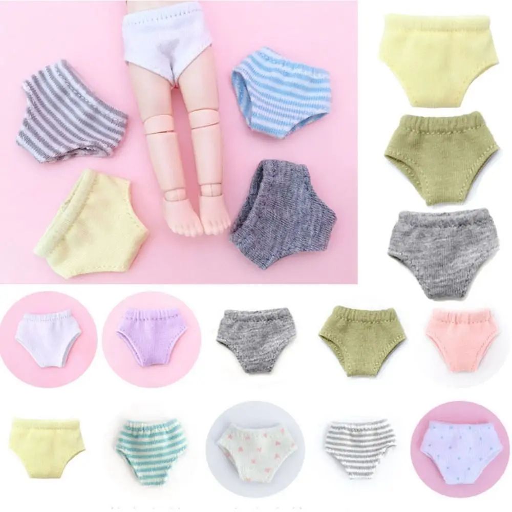 Cute OB11 Doll's Underwear DIY 12 Colors Doll Clothes Accessories Elasticity Kids Children Toys