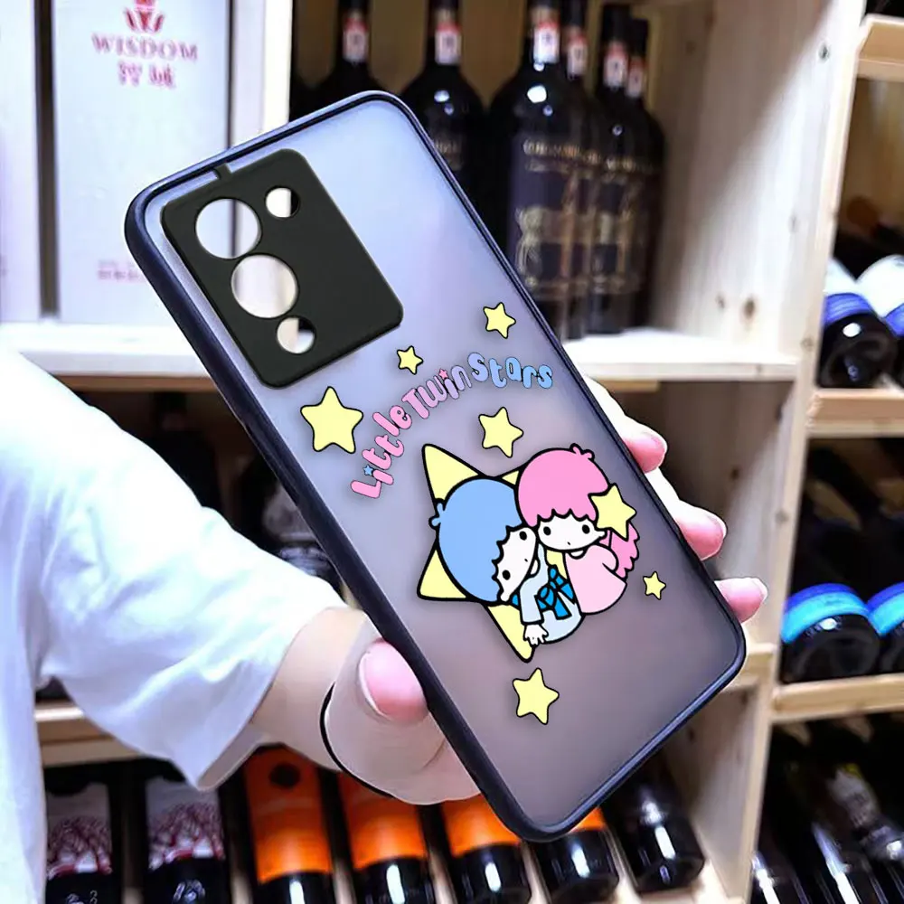 Matte Phone Case for infinix NOTE 30 12 G96 11 10 8I 8 7 SMART 4 SPARK 8 8P 5 PRO Case Funda Japanese S-Sanrio Little Twin Star