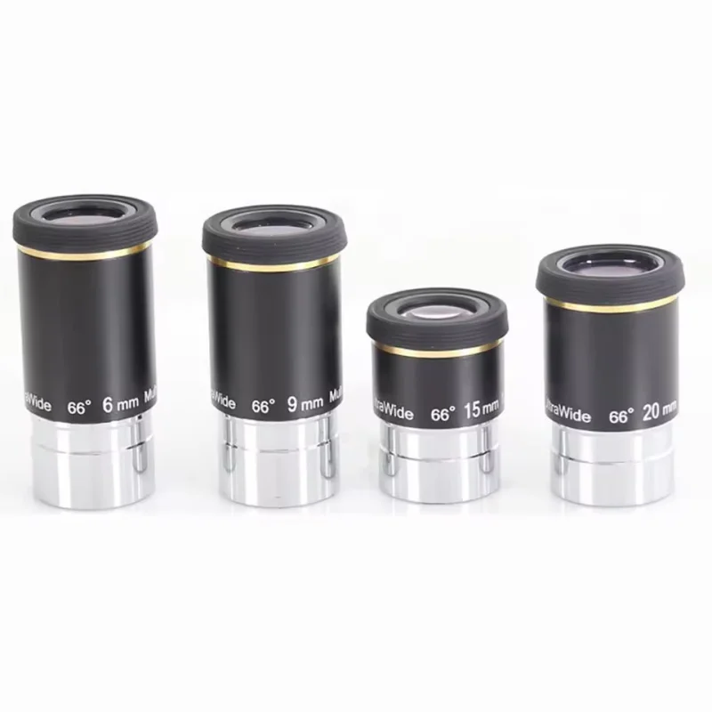 超広角66度接眼レンズ-uw6mm-9mm-15mm-20mm高倍率天体望遠鏡アクセサリー
