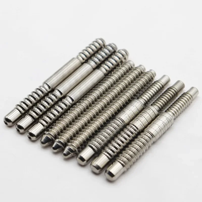 

Titanium Joint Billiards Cue Joint Pin Radial Wavy 3/8-10 Making Pool Stick Parts