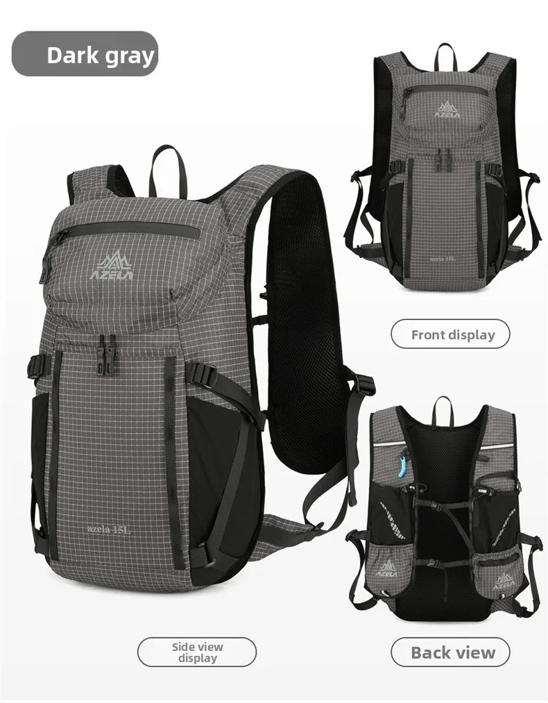 15L Ultraleichter Wanderrucksack Wasserdichter Outdoor-Sport-Reiserucksack für Männer Frauen Camping Klettern Radfahren Tasche – Detail 38