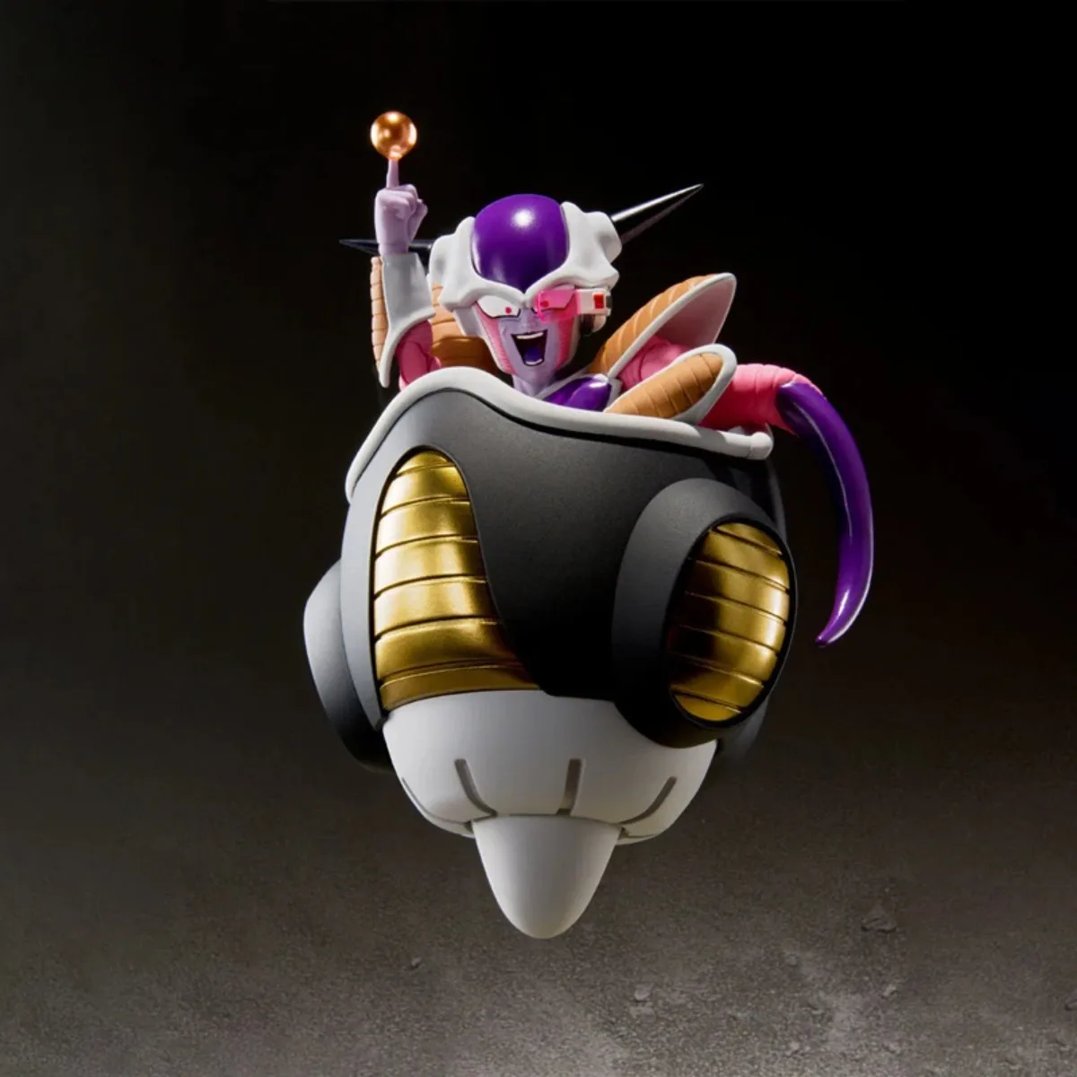 Genuíno bandai original shf frieza primeira forma & frieza pod figura de ação modelo kits colecionáveis presente para crianças modelo artesanal