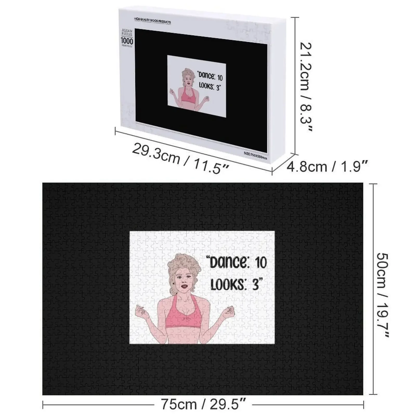 أحجية الصور المقطوعة المخصصة للرقص على شكل خط جوقة مكونة من 10 ألغاز صور مخصصة للأطفال