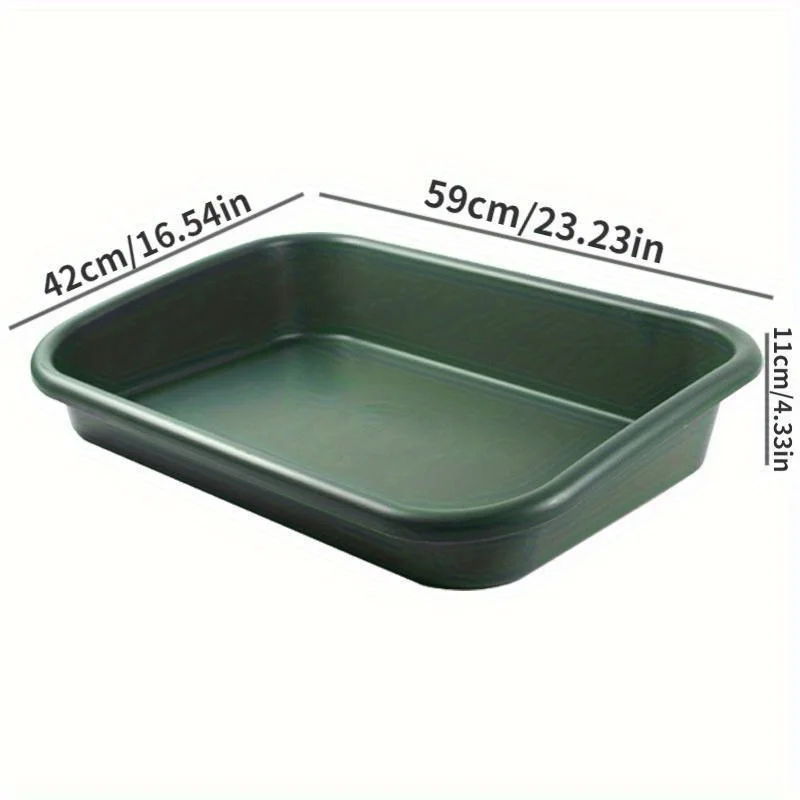 صندوق تخزين البذور البلاستيكية الخضراء المتينة بسعة كبيرة، ألواح البستنة متعددة الوظائف، صواني أواني الشتلات لمستلزمات الحدائق