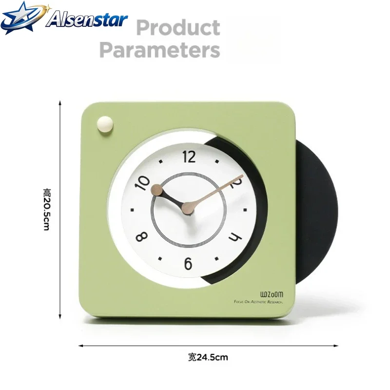 Simple Compact Style Desk Clock Table Living Room Table Clock Indoor Placement Items Creativity Home Decor Reloj De Mesa