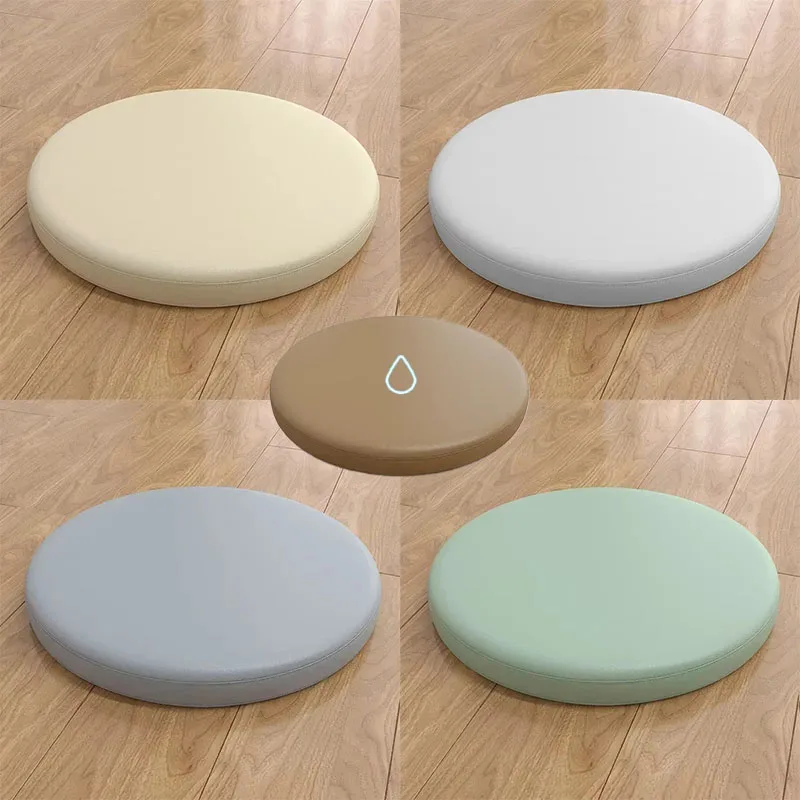 

1PC Comfortable Seat Office Memory Cushion PU Leather Anti-Slip Waterproof Soft Round Stool Cushion Chair Pad 30/35/40/45cm소프트방석