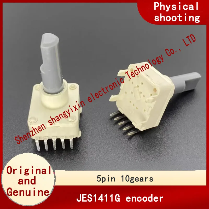 

Шаговый вал энкодера JES1411G, 5-контактный, 10 стопоров, 17*14,4*7 мм