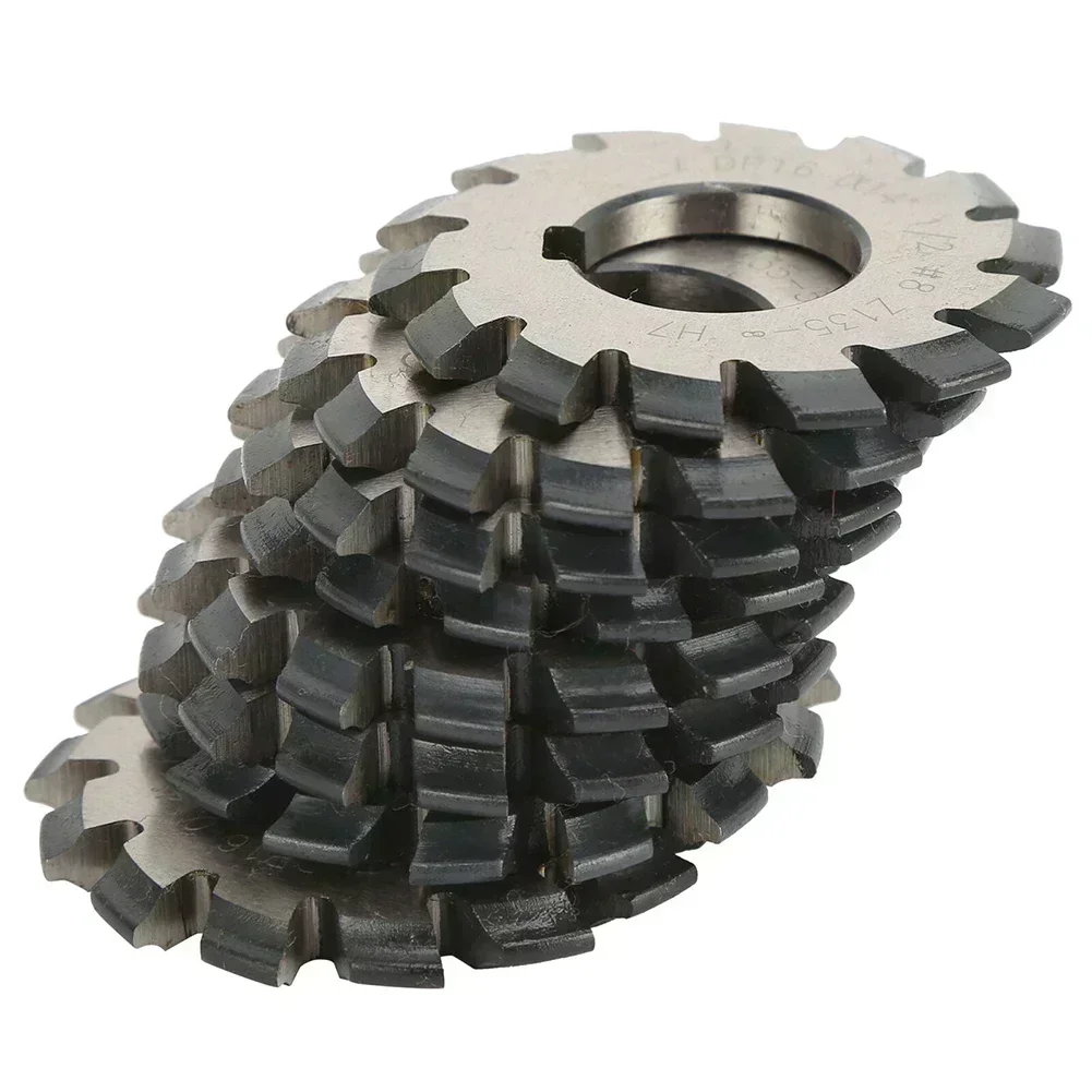 

8 шт., набор фрез для шестерен, режущие инструменты из высокоскоростной стали 55 мм 22 мм для металлообрабатывающего инструмента, аксессуар на складе