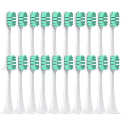 20/50/100PCS PCS for XIAOMI T300/T500/T700 Brush Heads Replacement Soft DuPont Bristle Sonic Electric Toothbrush Brush Nozzles