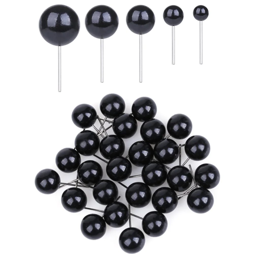 100Pcs Glass Eyes 4/5/8/10 mm Needle Felting Teddy Bears Dolls Animals Black Eyes for DIY Hand Made Toy Doll Accessories