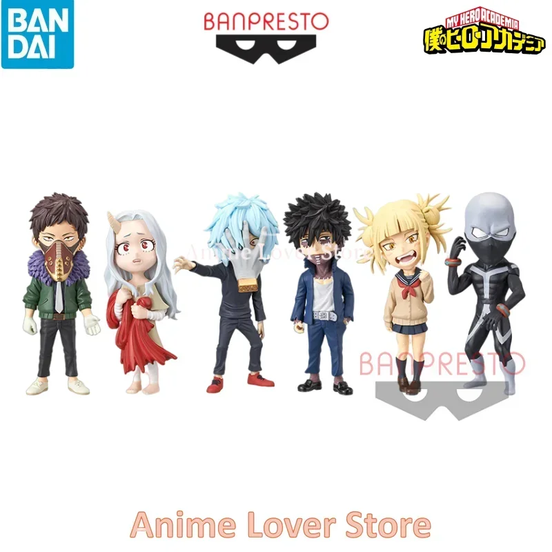 

Bandai Banpresto Original My Hero Academia WCF VO.6 Himiko Toga Dabi Shigaraki Tomura Overhaul Anime Figures Toys for Kids Gift