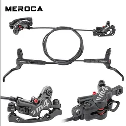 MEROCA MTB bike hydraulic brake Aluminum alloy 800*1400mm 4 Pushes Piston M4 brake 160mm brake disc bicycle brake system MT200