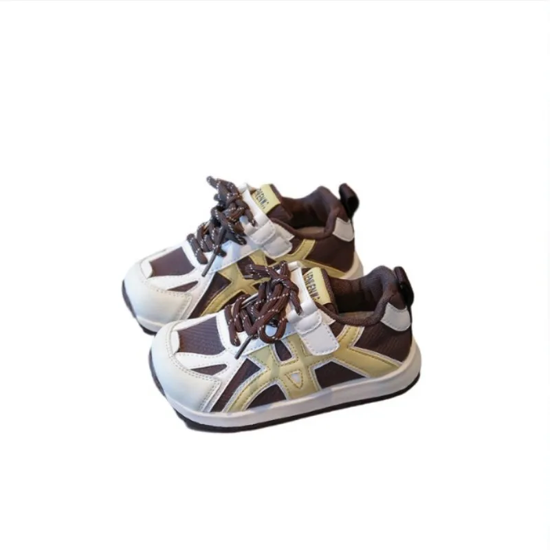 Children's Shoes 2026 Autumn New Girls' Forrest Gump Sports Shoes Korean Boys' Casual Running Moral Training Shoes
