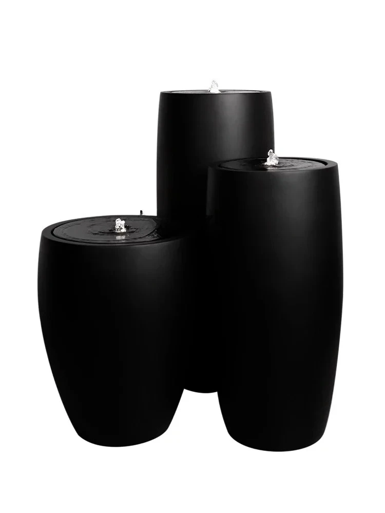 

Flowing Water Ornaments Waterscape Sketch Floor-Standing Decorations Circulating Water System Entrance Outdoor Modern Simple