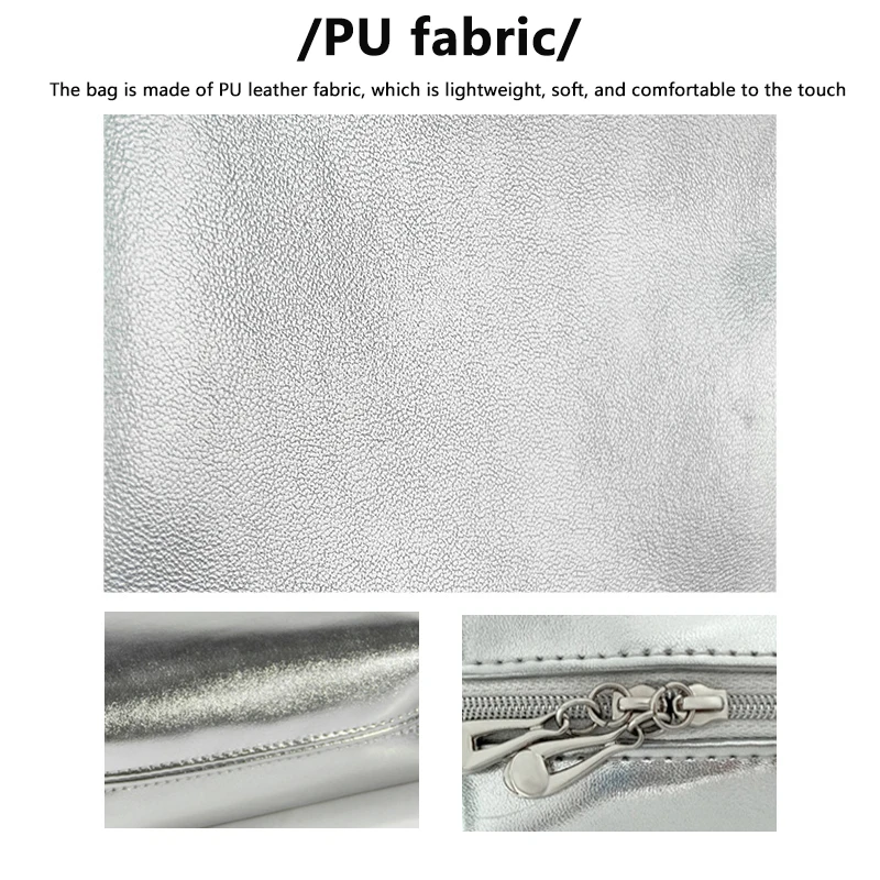 Soft PU Leather Mini Zipper Coin Storage Bag Women Multifunctional Lipstick Makeup Key Organizer Card Holder Silver Purse Wallet