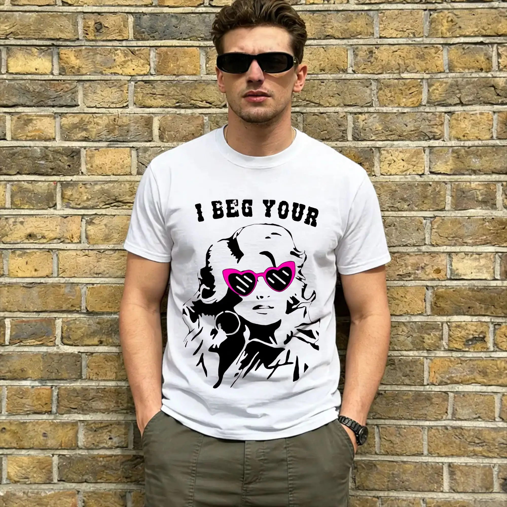 Dolly Parton Memorial  100 Cotton T Shirt For Men Beach  Classic T Shirts O Neck Novelty Tee Shirt Oversized Pattern Tops