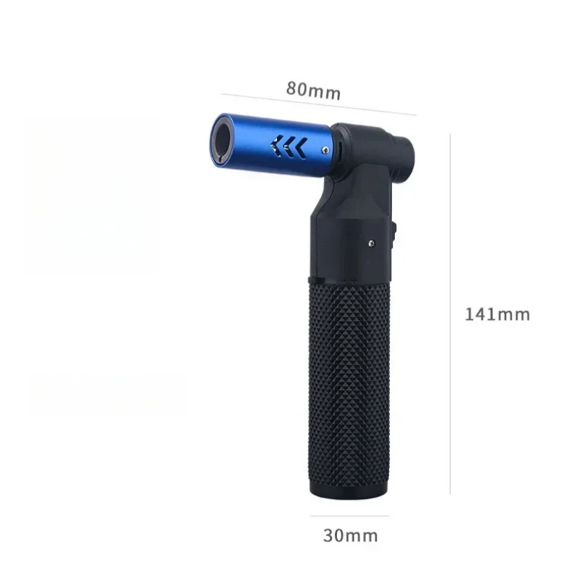 HONEST Windproof Strong Jet Blue Fire Gas Torch Lighter Outdoor BBQ Kitchen Metal Jewelry Welding Cigar Lighters Gadgets For Men